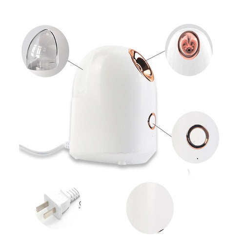Premium Nano Ionic Facial Steamer Large 3-in-1 Nano Ionic for Home Spa